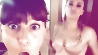 Kaley Cuoco Dancing In Bra