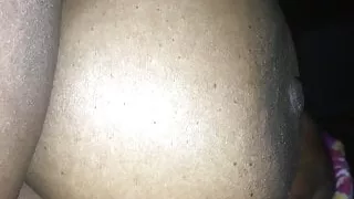 Black chick chillin tittes2