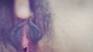 20yo Chinese Girl Playing with Her Wet Hairy Pussy