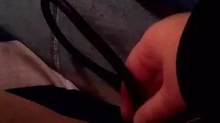 She Masturbate with Anal plug