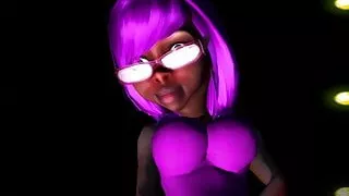 Adult ebony latex doll