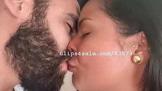 Gonzalo and Claudia Kissing Wednesday