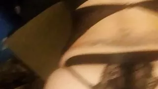 Mature blonde in hot thong