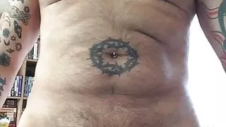 Daddy gets his hard dick out