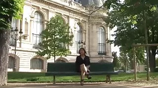 French whore fuck in public