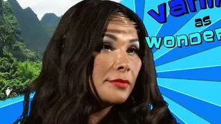 Babe und männliche und Shemale Dreier ficken