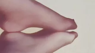 Worship my perfect feet