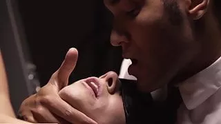 Kinky brunette gets bound and spanked and dominated