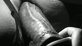 Cheating wife Gaped ebony pussy