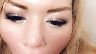 Laurie Barsi sucking dildo part 3