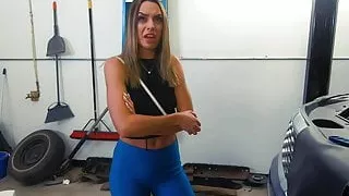 Roadside - Hot StepMom Fucks Mechanic To Get Her Car Back