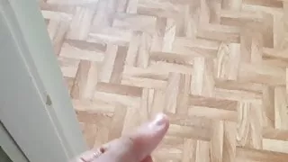 Stepsister quick fuck while she is cleaning