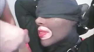 German BDSM hooker gets facial