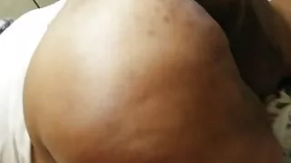 Showing off my thick redbone bbw booty