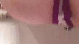 pissing from behind
