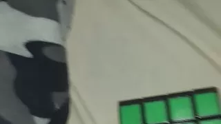 Rubbing sunglasses on my peis