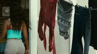 Ebony cutie receives much needed dick