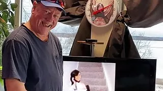 Caroline is Happy to Show Her Tits for CUMM Tribute