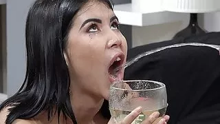 Submissive Slut Takes Piss In Mouth