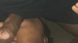 Mrs LaLa lays back to get her face fucked