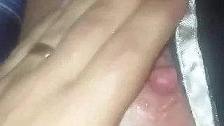 Busty Wife Creampied and Orgasm