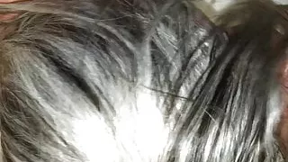 The Fireman hose deep in her