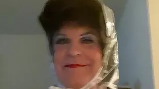 Bouffant Plastic Rain Bonnet and Hairdo