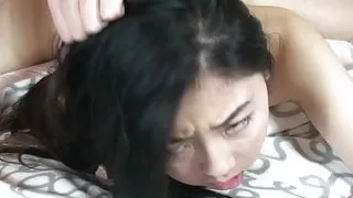 Little Asian Sucks and Gets Rammed