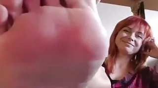 Russian milf feet soles tease part 2