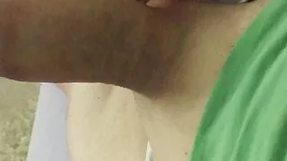 relaxing after a long hard day while my boyfriend  did some gardenin