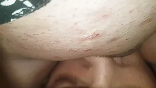 eating her filthy cunt