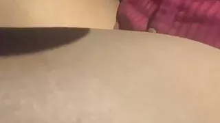 Riding the dick while driving