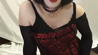 Heavy Makeup Slut begging for cum