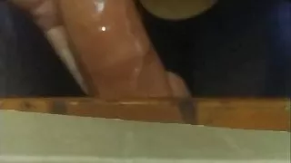 cumming on double penetration  anal with dildos