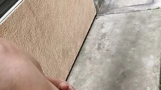 Walking around naked outside!