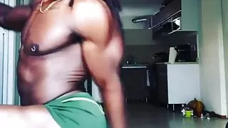 Black male babecock twerk