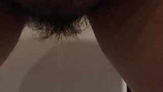 hairy bush pissing