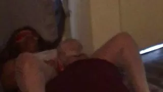 Wife getting eaten