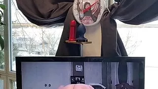 Hubby Pleased Wife to Spread her Cunt for Cam!