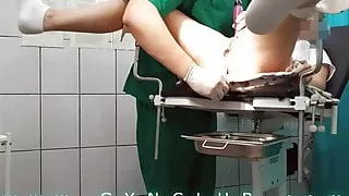 Orgasm therapy on gyno chair