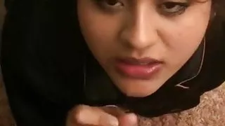 Horny Latina Sucking