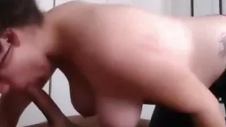 Great Moments in Topless Babes Giving Head   12