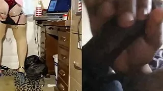 Mein SCHWARZER STUD hat sich während meines Schlampentanzes eine Nuss gebrochen.