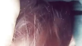 Amanda W head being pushed into dick