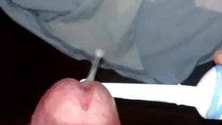 Toothbrush jerkoff