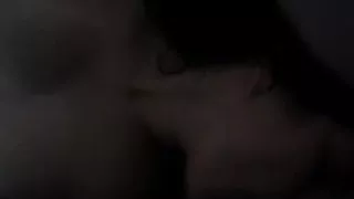 morning facial for my busty girlfriend  while she masturbates