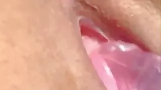 Slut masturbating