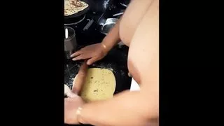 BBW cooking desi bhabhi