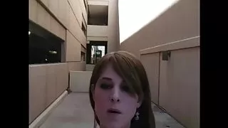 Smoking A Cigarette Outside