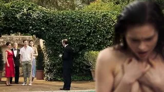 Ellie Bamber & Sophie Cookson naked and sexy movie scenes